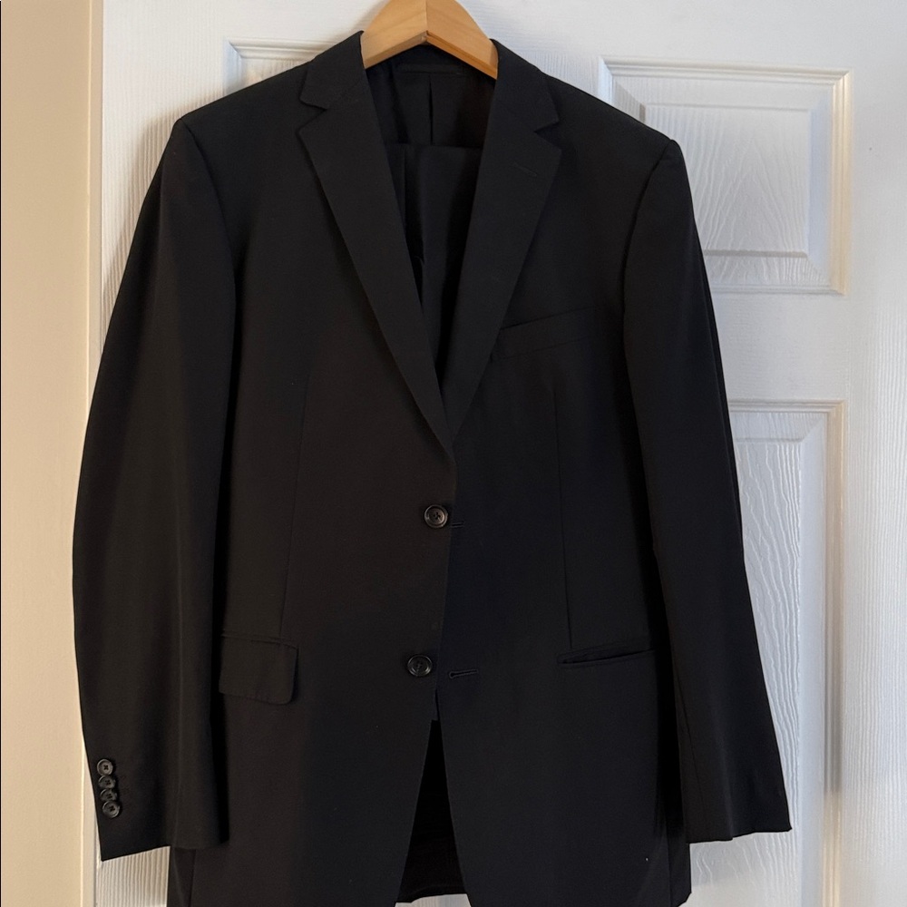 Ermengildo Zegna Charcoal black suit